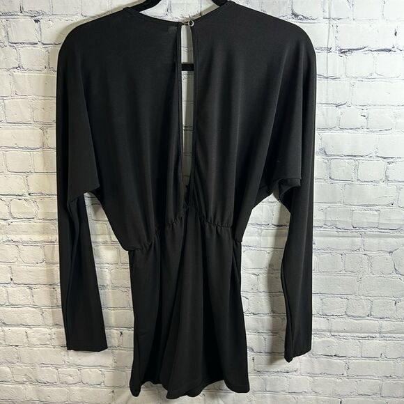 👗 Motel Rocks Black Long Sleeve Romper - Size Small - Picture 4 of 4